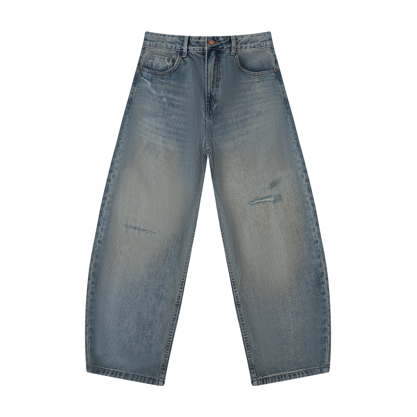 Men's Sun and Leaf Baggy Jeans