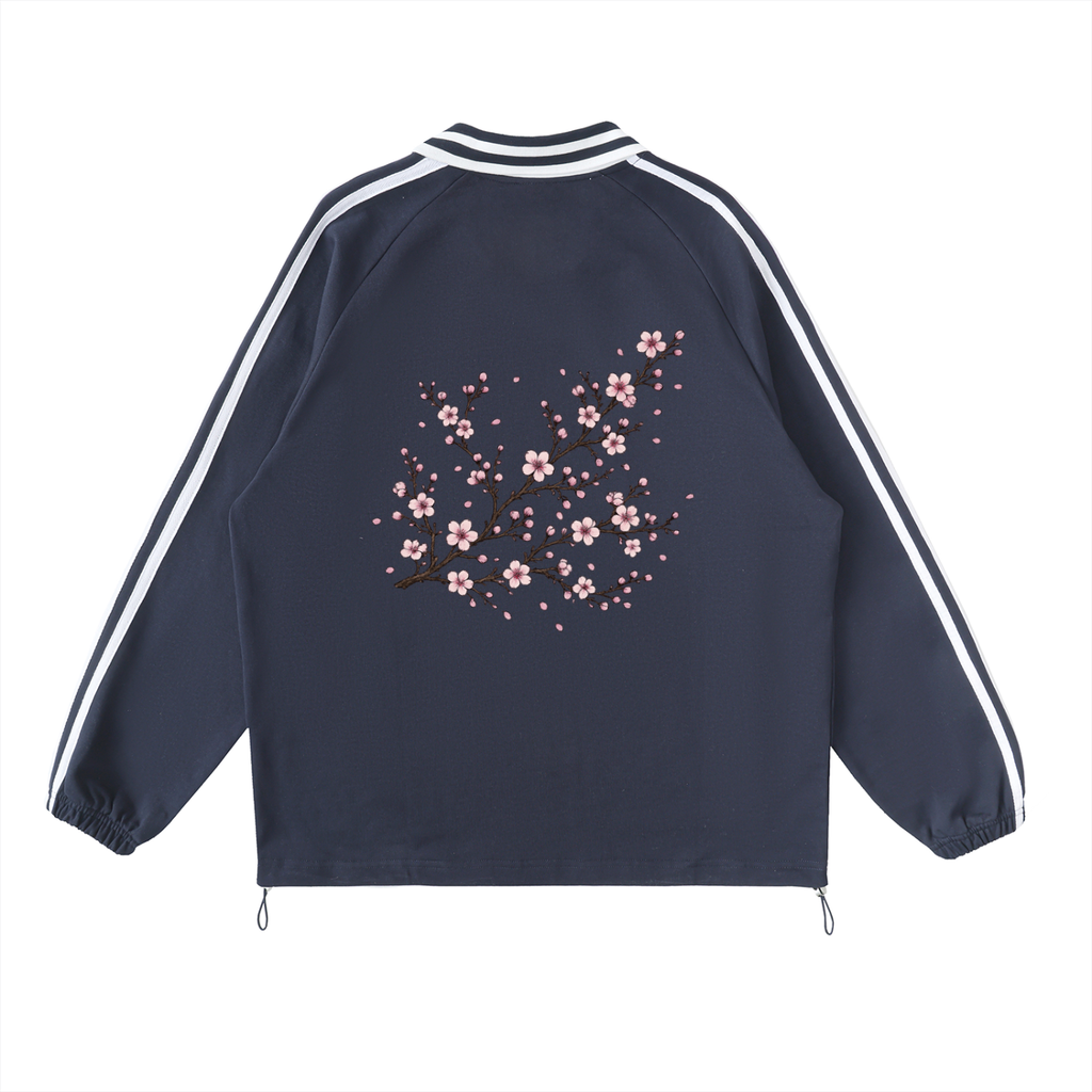 Cherry Blossom Collar Sweatshirt
