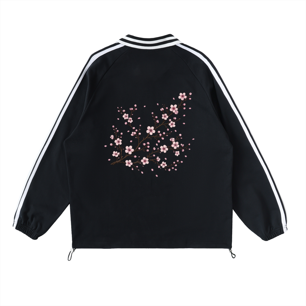 Cherry Blossom Collar Sweatshirt