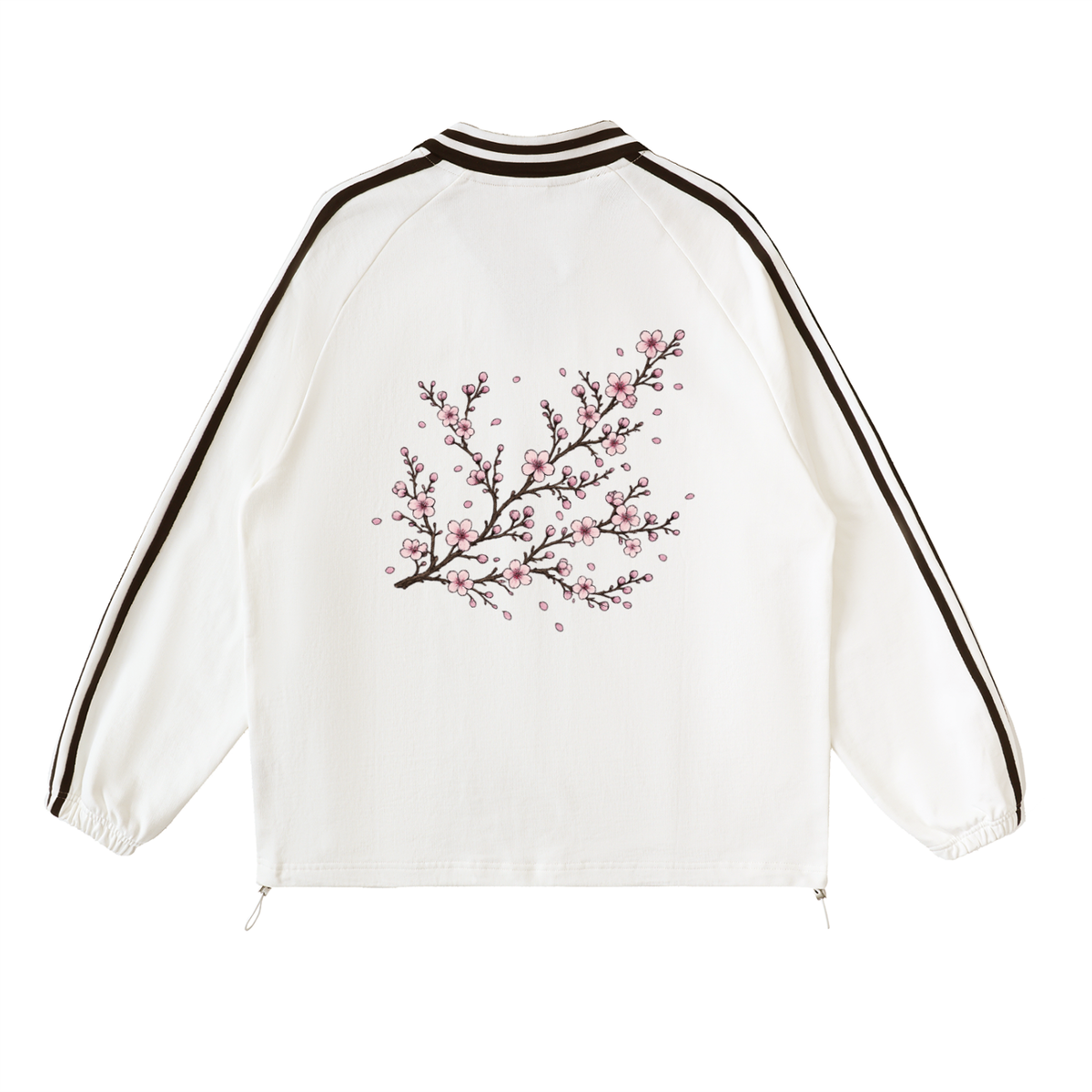 Cherry Blossom Collar Sweatshirt